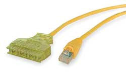 HUBBELL 6119PCL7 CAT 6 110 TO RJ45