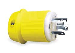 HUBBELL HBL26CM21 250V 30A NEMA L6-30P MARINE TWIST LOCK P