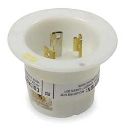 HUBBELL HBL2745 3-PHASE DELTA 600 VAC 30A NEMA L17-30P I