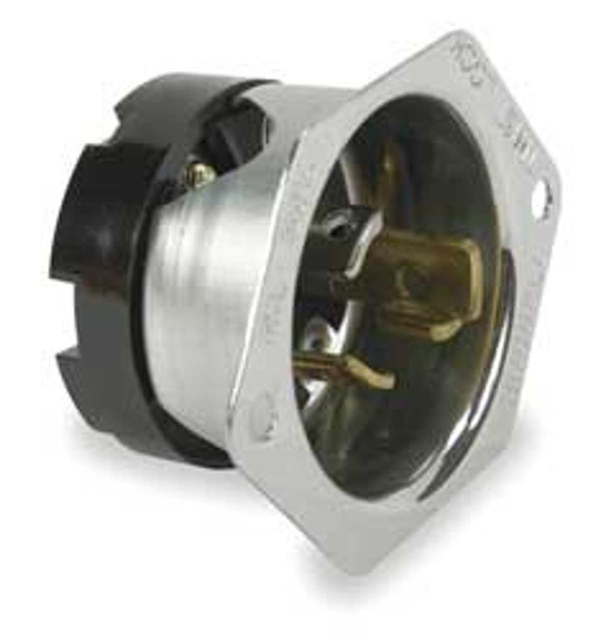 HUBBELL HBL4716 FLANGED INLET 125V 15A L5-15P 2P 3W 1PH