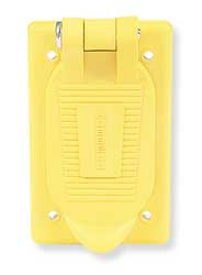 HUBBELL HBL52CM21 WEATHERPROOF BOX COVERS; COVER SHAPE: RE