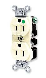 HUBBELL HBL8200ILI RECEPTACLE 15A 125V 5-15R 2P 3W 1PH