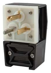 HUBBELL HBL9309 125 VAC, 30 AMP, 5-30P NEMA, ANGLED, SEL