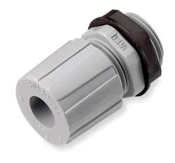 HUBBELL HJ1001G LIQUID TIGHT CONNECTOR 1/4 IN. GRAY