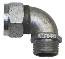 HUBBELL NHC1041ZP LIQUID TIGHT CONNECTOR 1IN 90 DEG YELLOW