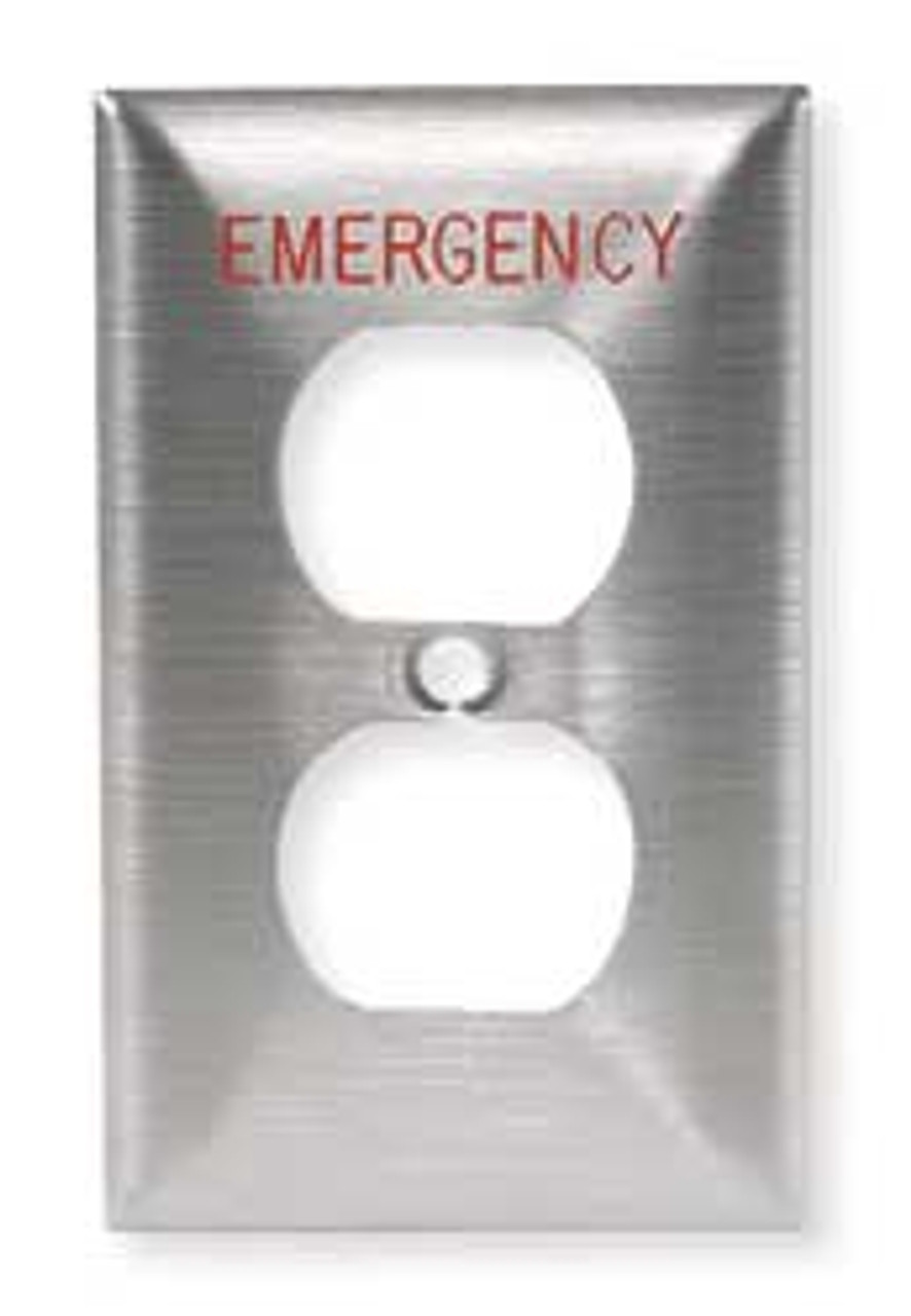 HUBBELL SS8MEV PLATE WALL 1 GANG SS