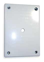 HUBBELL SWP12 SECURITY WALL PLATE,WHITE