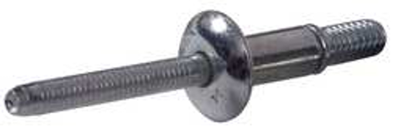 HUCKLOK HKLP-R8-6-PKT RIVET DOMED 1/4 IN DIA .080 GRIP PK25