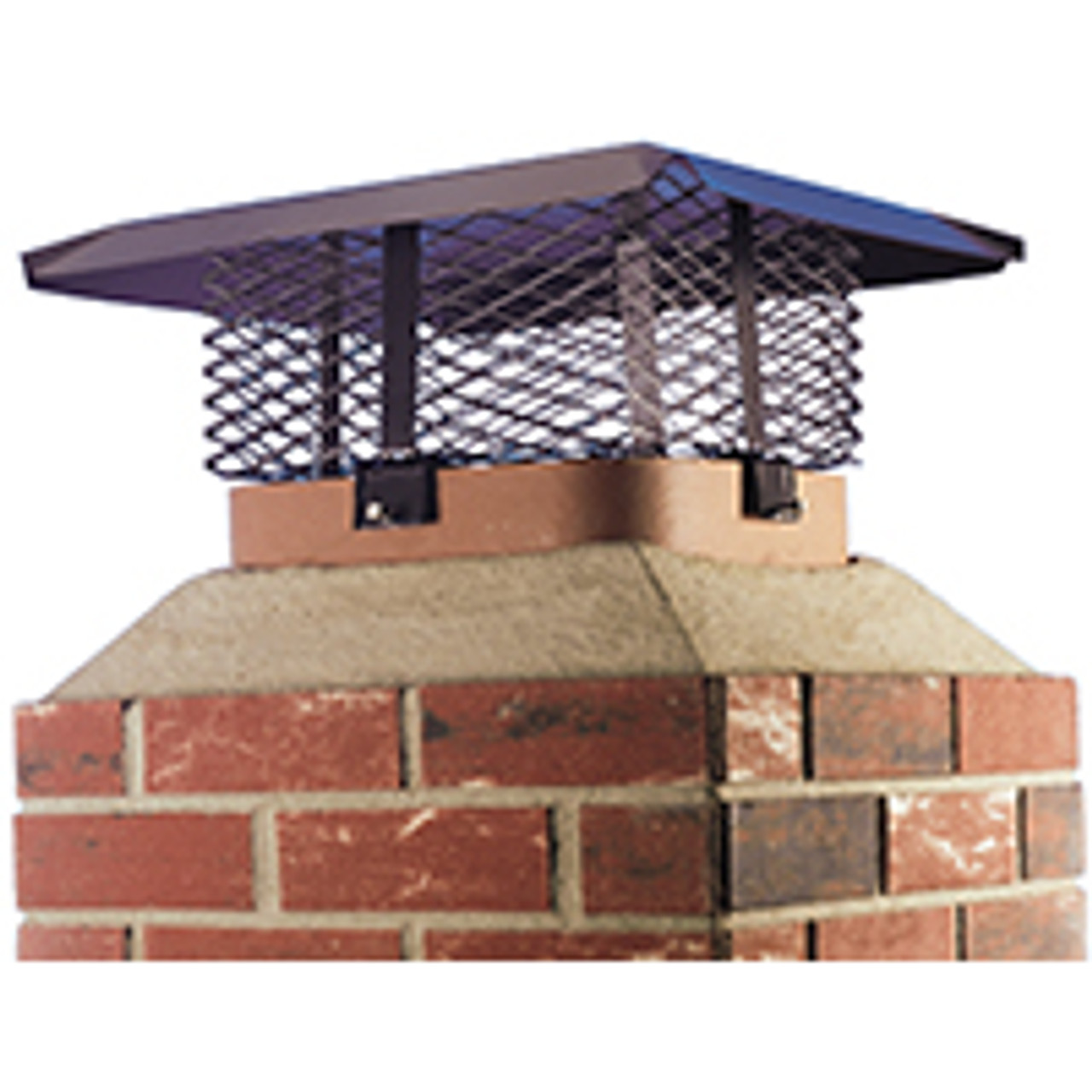 HY-C COMPANY SCADJ-L-C ADJUSTABLE CHIMNEY CAP, BLACK STEEL, 5/8