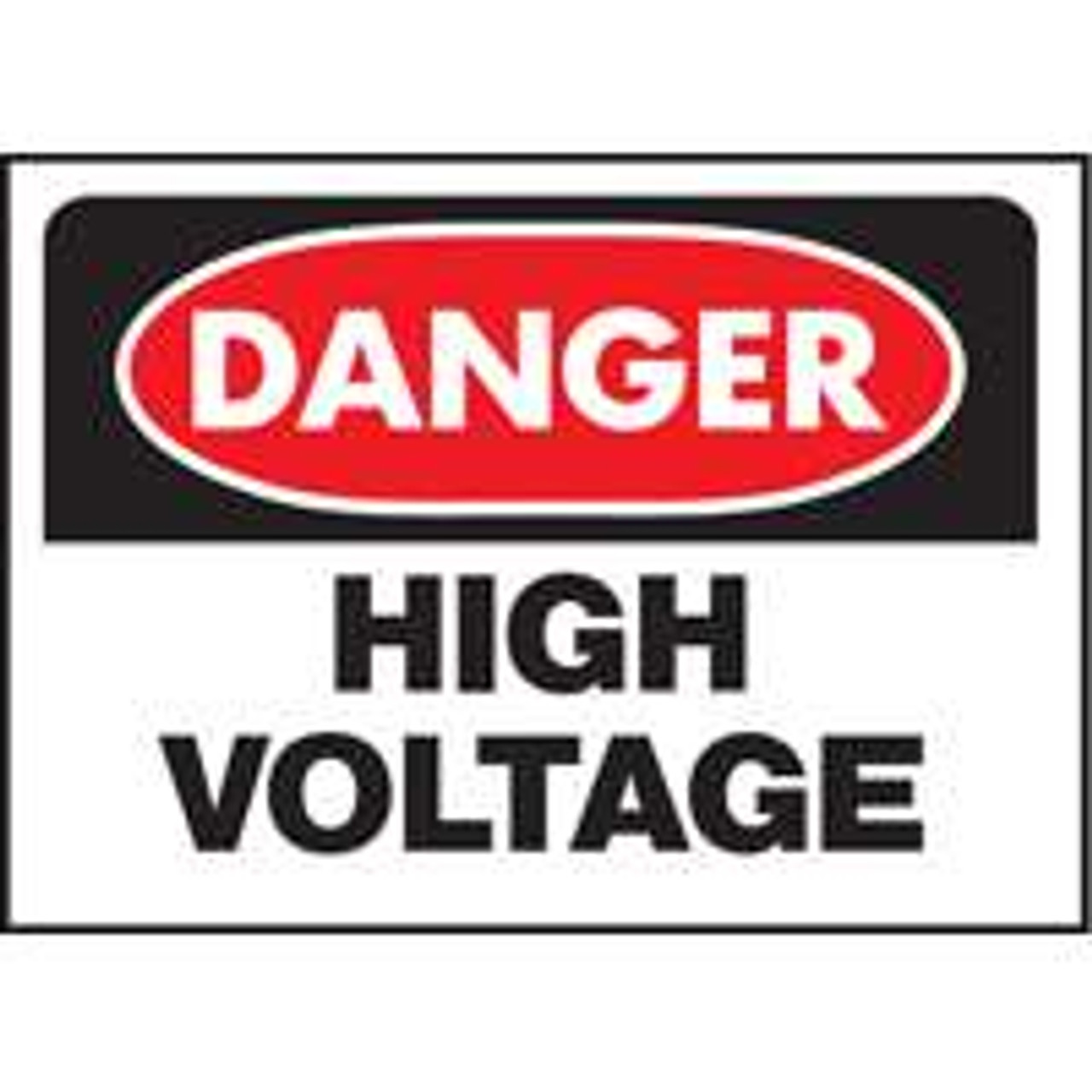 HY-KO PRODUCTS 508 DANGER  HIGH VOLTAGE OSHA SIGN