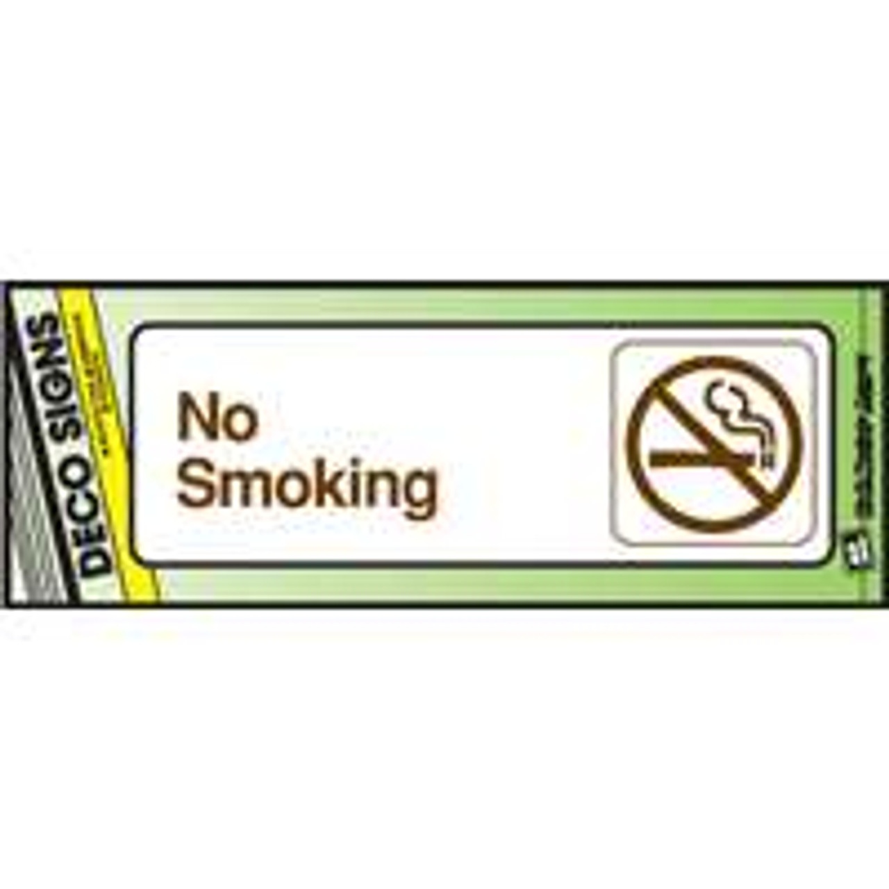 HY-KO PRODUCTS D-6 3X9 NO SMOKING PLAST DECO SIGN