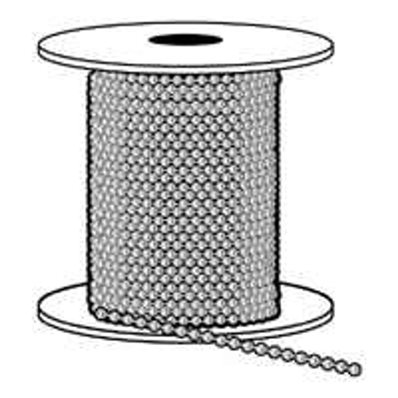 HY-KO PRODUCTS KBC198N BALL CHAIN, #6, NICKEL-PLATED ALUMINUM