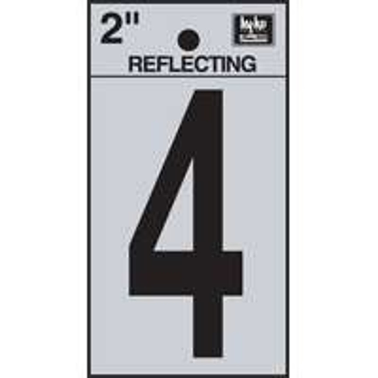 HY-KO PRODUCTS RV-25/4 2IN REFLECTIVE NUMBER 4       