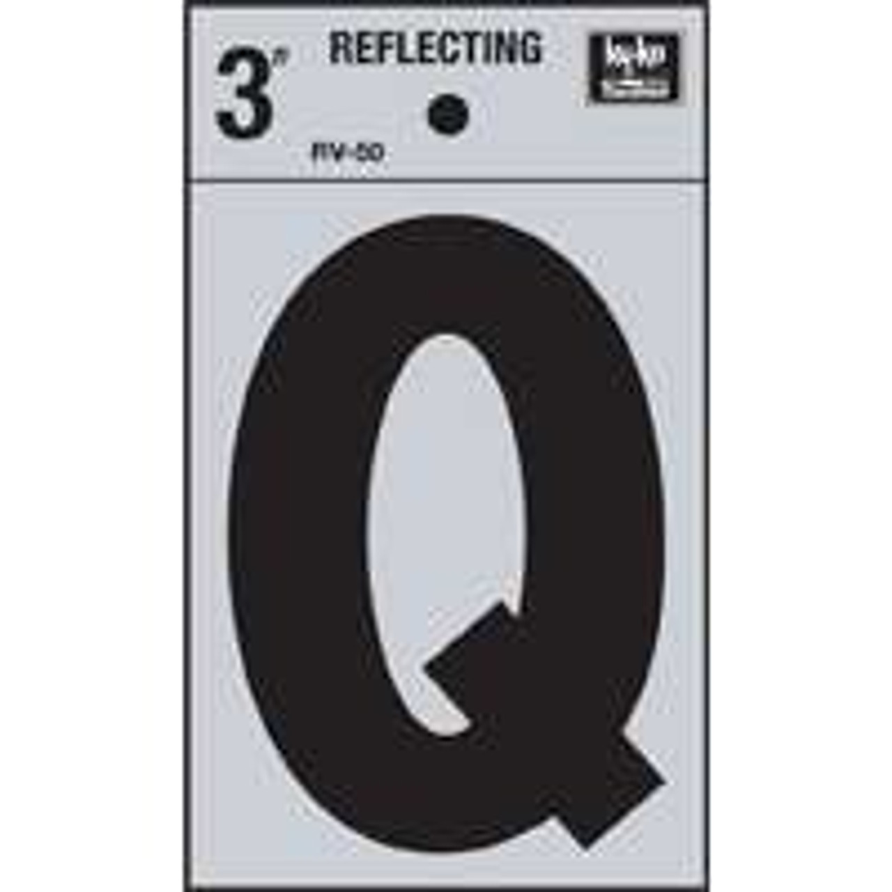 HY-KO PRODUCTS RV-50/Q 3IN RV SERIES VINYL LETTER Q  