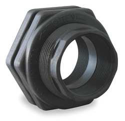 BANJO CORPORATION TF200 BULKHEAD TANK FITTING 2 IN BLACK POLY