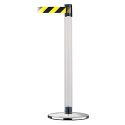 TENSABARRIER TCLU-1P-STD-NO-D4X-C BARRIER POST WITH BELT METAL 7-1/2 FT L