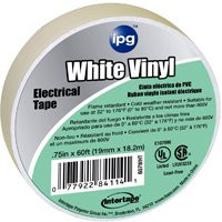 INTERTAPE POLYMER CORP 85828 3/4X66FT WHITE VINYL ELEC TAPE