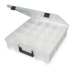 FLAMBEAU INC. T9007 ADJUSTABLE COMPARTMENT BOX TRANSLUCENT