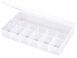 FLAMBEAU INC. T623 COMPARTMENT BOX TRANSLUCENT