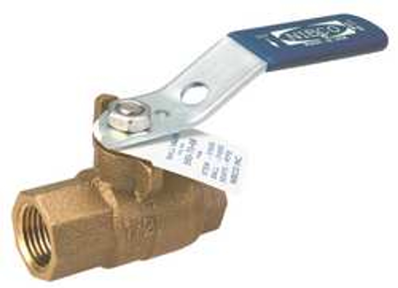 NIBCO T5857066 1/4 BRONZE BALL VALVE INLINE FNPT 1/4 IN