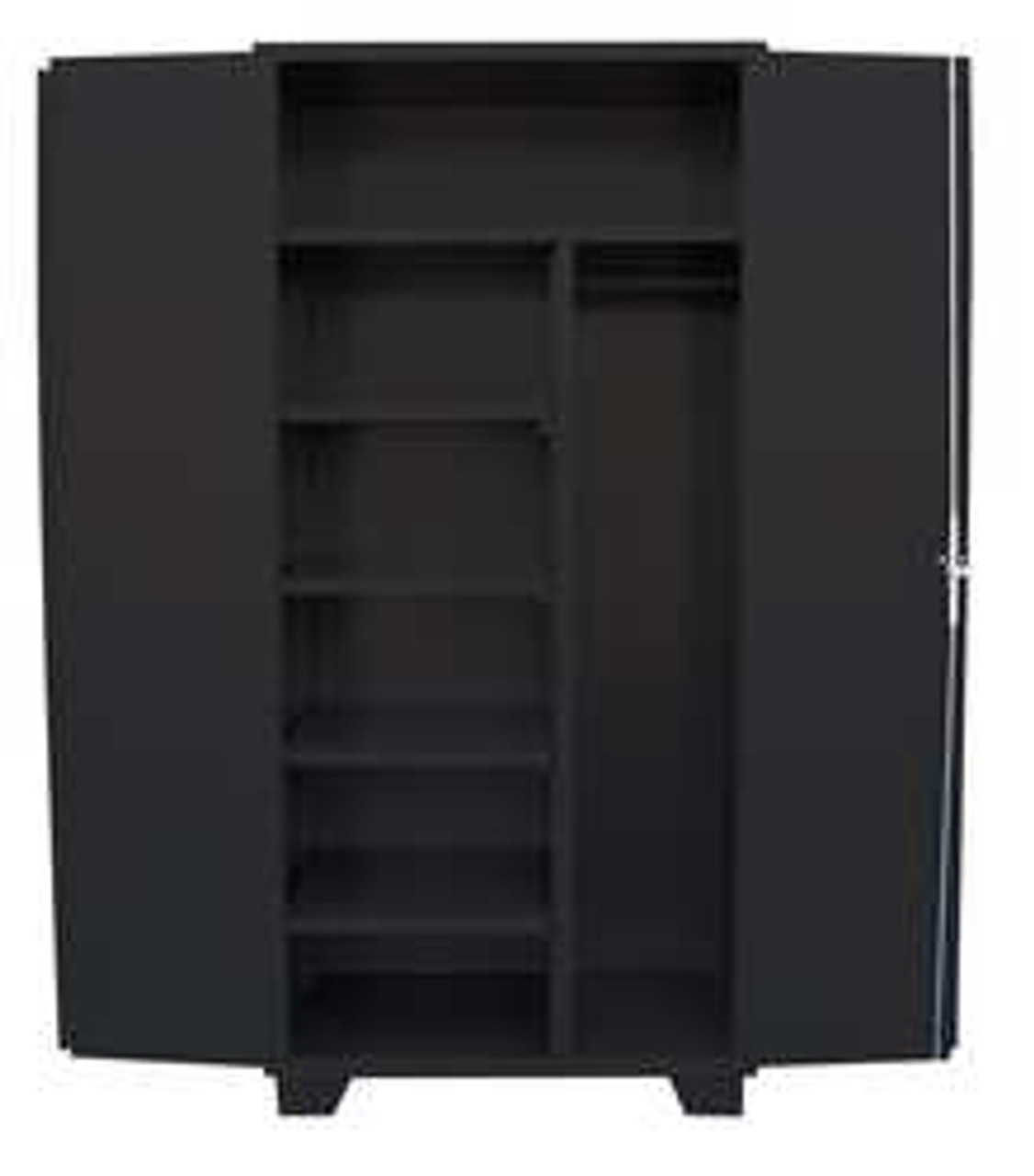 JAMCO PRODUCTS INC. MS236-BL 4 SHELF LOCKING STORAGE CABINET