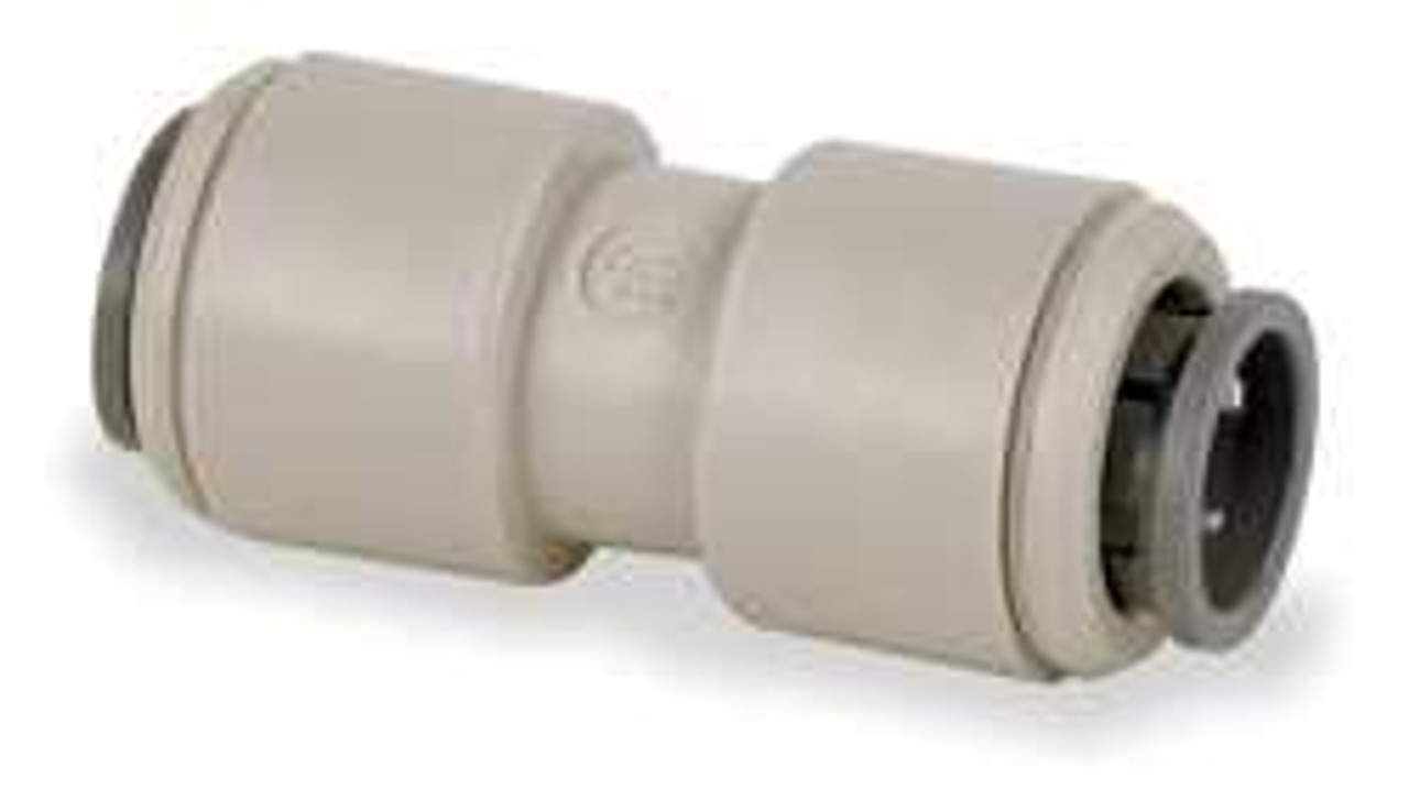 JOHN GUEST PI0406S-PK10 UNION CONNECTOR 3/16 IN TUBE OD PK 10