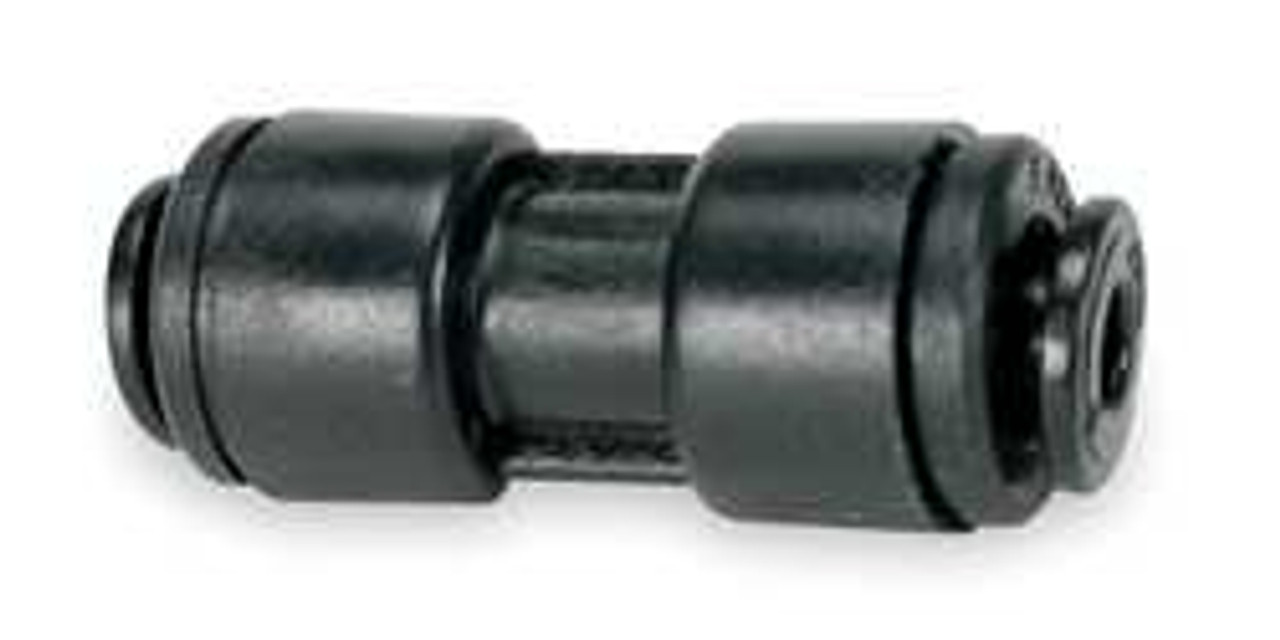 JOHN GUEST PM0406E-PK10 UNION CONNECTOR 6MM TUBE OD BLACK PK 10