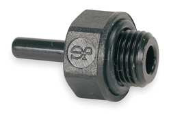 JOHN GUEST PM050412E-PK10 STEM ADAPTER 4MM TUBE OD BLACK PK 10