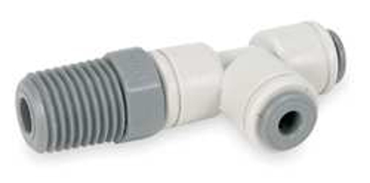JOHN GUEST PM110422S-PK10 SWIVEL RUN TEE 5/32 IN TUBE OD PK 10