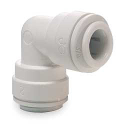 JOHN GUEST PP0308W-PK10 UNION ELBOW TUBE OD 1/4 IN POLY PK 10