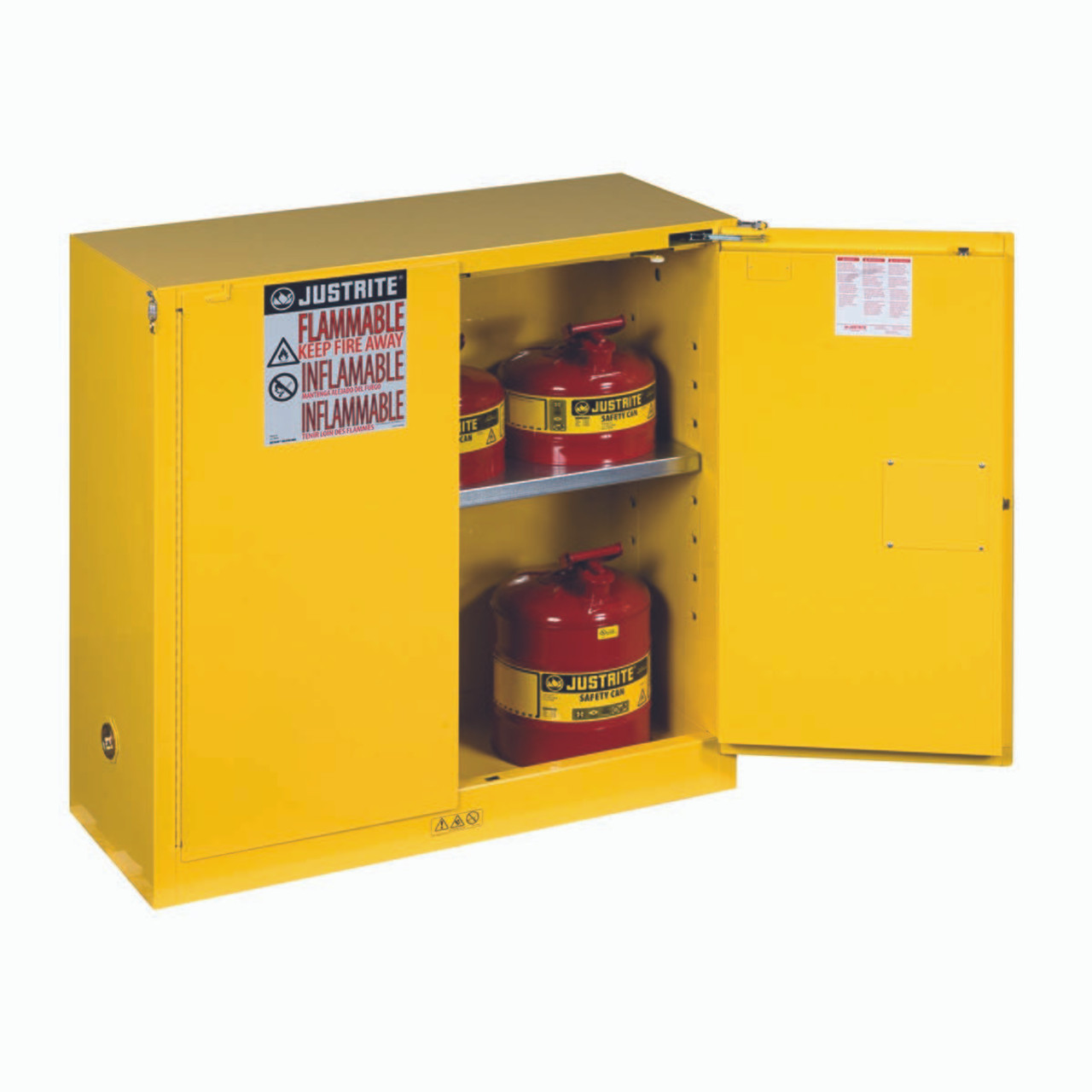 JUSTRITE MFG COMPANY 893020 30G 2DOOR SELF CLOSE SAFTY CAB JUSTRITE MFG COMPANY 893020 30G 2DOOR SELF CLOSE SAFTY CAB