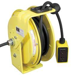 K & H INDUSTRIES RTBB3L-WDD520-J12K CORD REEL,50FT,12 AWG,RECEPTACLE,120VAC