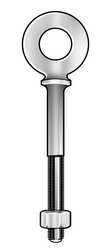 KEN FORGING N2023-SS-4-1/2 EYEBOLT 3/8-16 3/4IN WITH SHOULDER