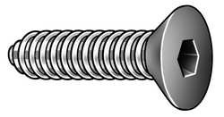 KERR LAKESIDE 8C100KFC SKT CAP SCREW FLAT 8-32X1 PK100