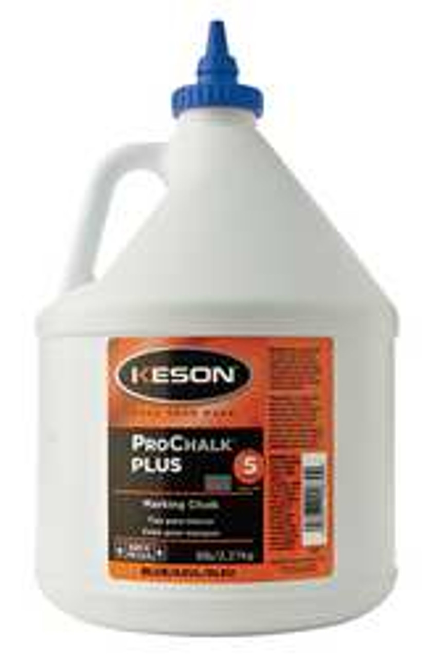 KESON INDUSTRIES PM105BLUE MARKING CHALK,WATERPROOF,BLUE,5 LB.