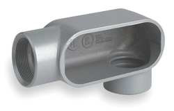 KILLARK LL57 CONDUIT BODY LL STYLE 1 1/2 IN GRAY IRON