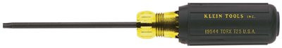 KLEIN TOOLS 19546 T30 TORX® SCREWDRIVER, ROUND SHANK, CUSH