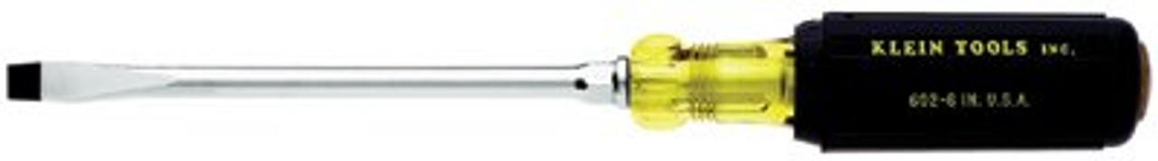 KLEIN TOOLS 602-10 3/8-INCH KEYSTONE SCREWDRIVER 10-INCH SH