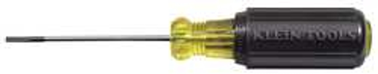 KLEIN TOOLS 612-4 TERMINAL BLOCK SCREWDRIVER, 1/8-INCH CAB