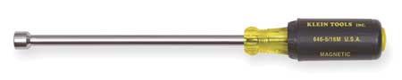 KLEIN TOOLS 646-5/16M MAGNETIC NUT DRIVER, 5/16" MAGNETIC TIP 