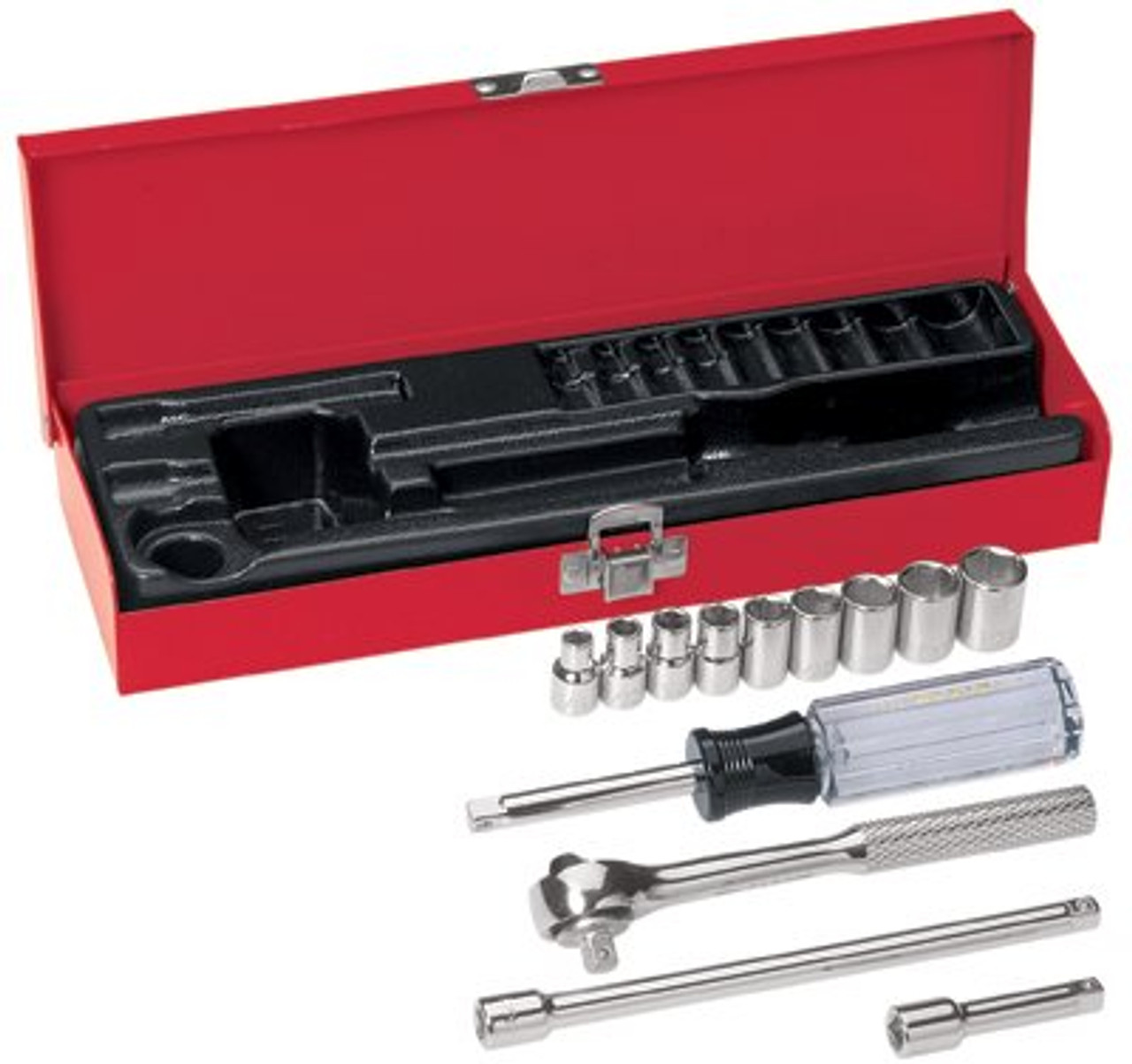 KLEIN TOOLS 65500 1/4-INCH DRIVE SOCKET WRENCH SET, 13-PIE