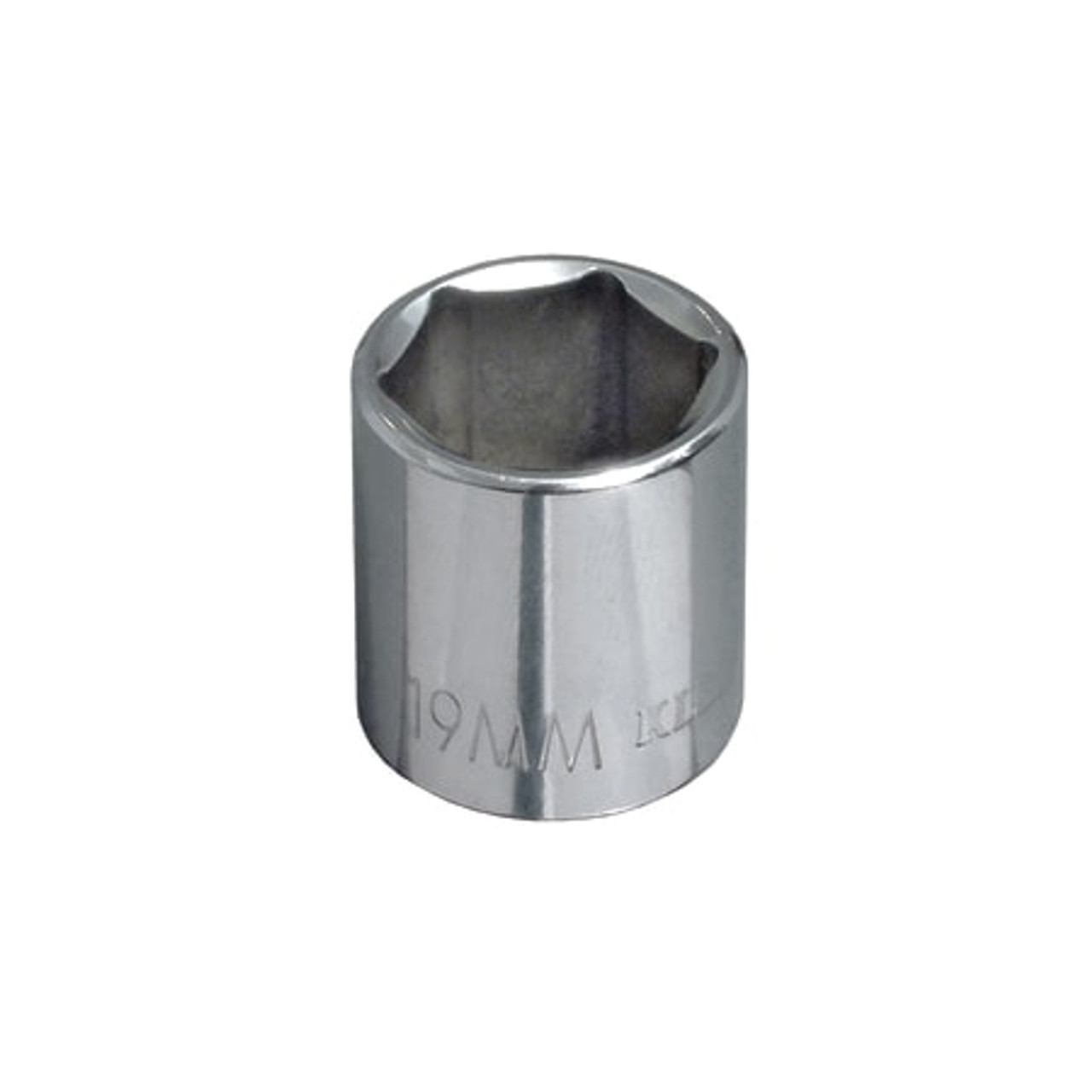 KLEIN TOOLS 65919 19 MM METRIC 6-POINT SOCKET, 3/8-INCH DR
