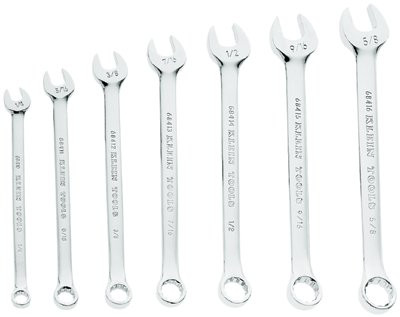 KLEIN TOOLS 68400 COMBINATION WRENCH SET, 7-PIECE