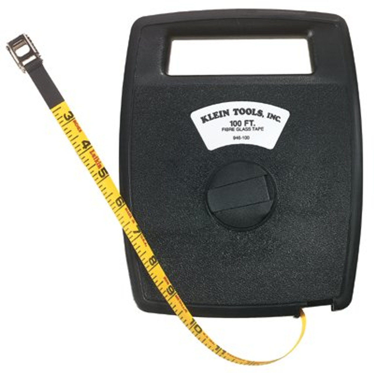 KLEIN TOOLS 946-100 WOVEN FIBERGLASS TAPE WITH CASE, 100-FOO