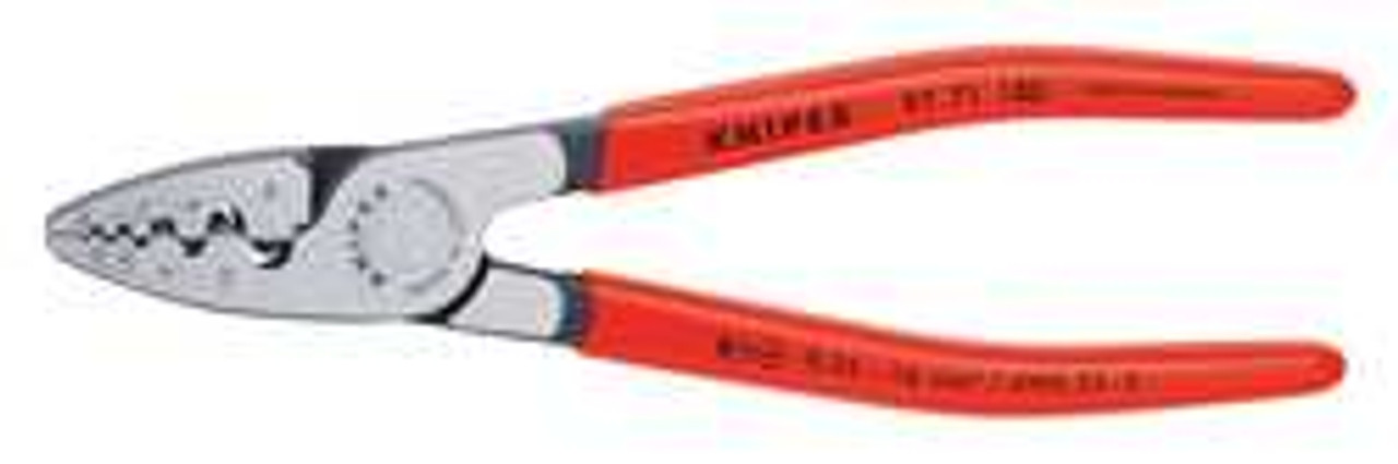 KNIPEX 97 71 180 INSULATED CRIMPER 23-5 AWG 7-1/4 IN L