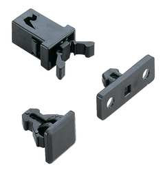 LAMP ESN-195/BLK GRAB CATCH PULL-TO-OPEN SPRING 7.7 LB.