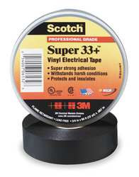 SCOTCH SUPER 33+-2A225 ELECTRICAL TAPE 3/4 X 66 FT 7 MIL BLACK