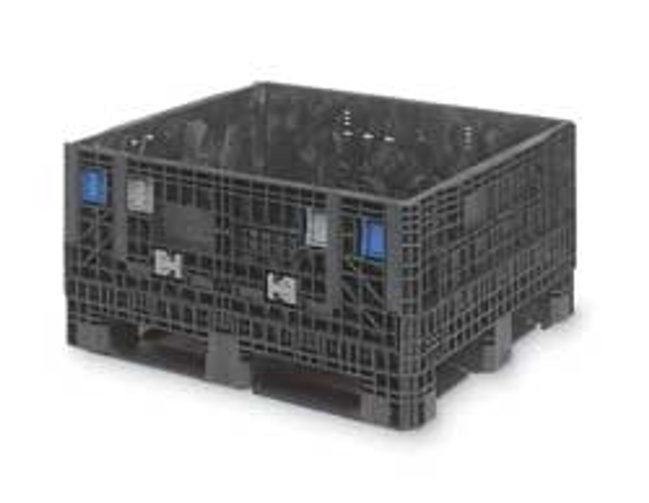 ORBIS KD4845-25 2DR BLK COLLAPSIBLE CONTAINER 48 IN L 45 IN W BL