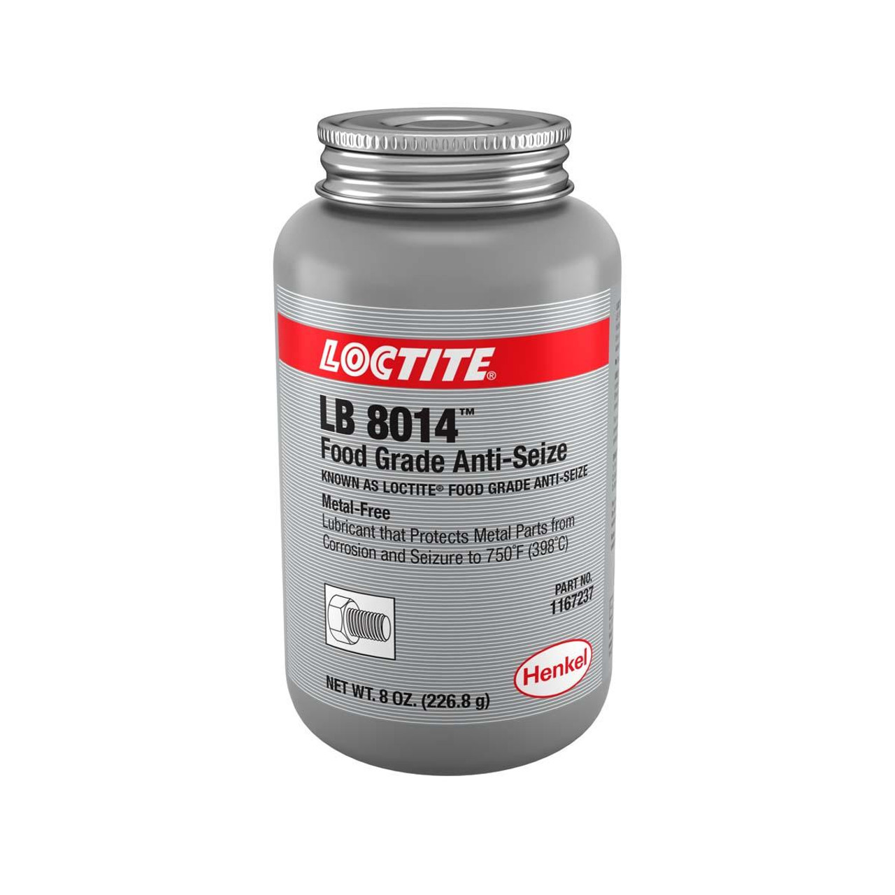 LOCTITE 1167237 FOOD GRADE ANTI-SEIZE METAL-FREE 8 OZ BR