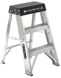 LOUISVILLE LADDER L-2012-02 STEP STAND 24 IN H 300 LB. ALUMINUM